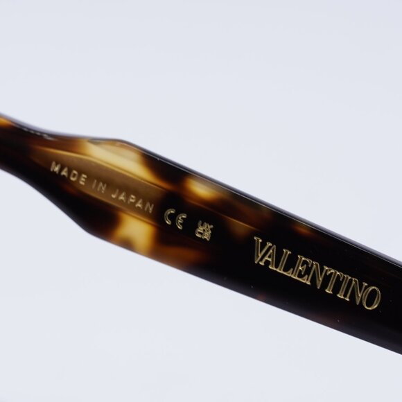 Valentino V-TALE II VLX-139B Eyeglasses Havana 52mm Aviator Frame - Picture 6 of 11